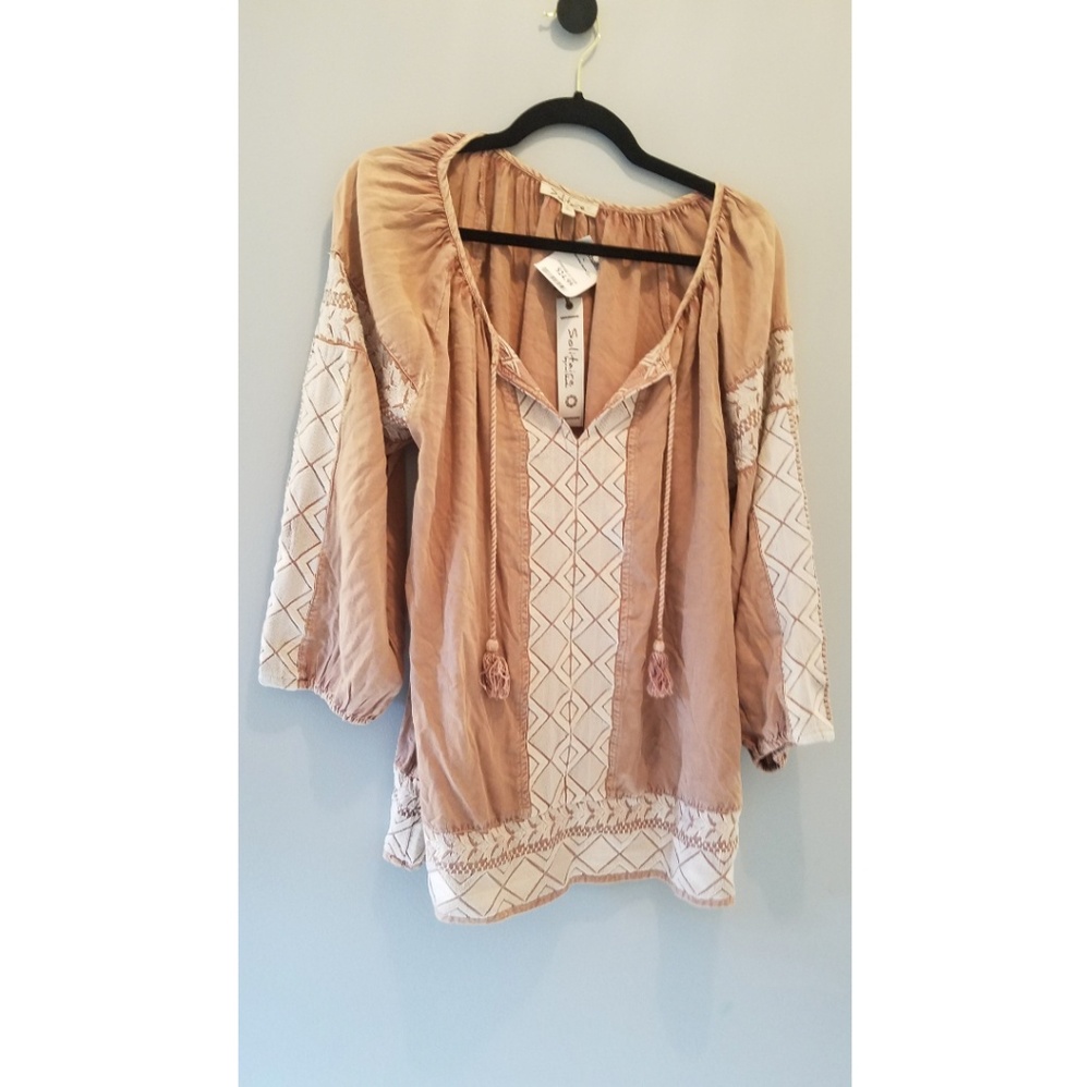 Large Solitare Blouse NWT